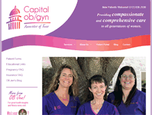 Tablet Screenshot of capobgyn.com